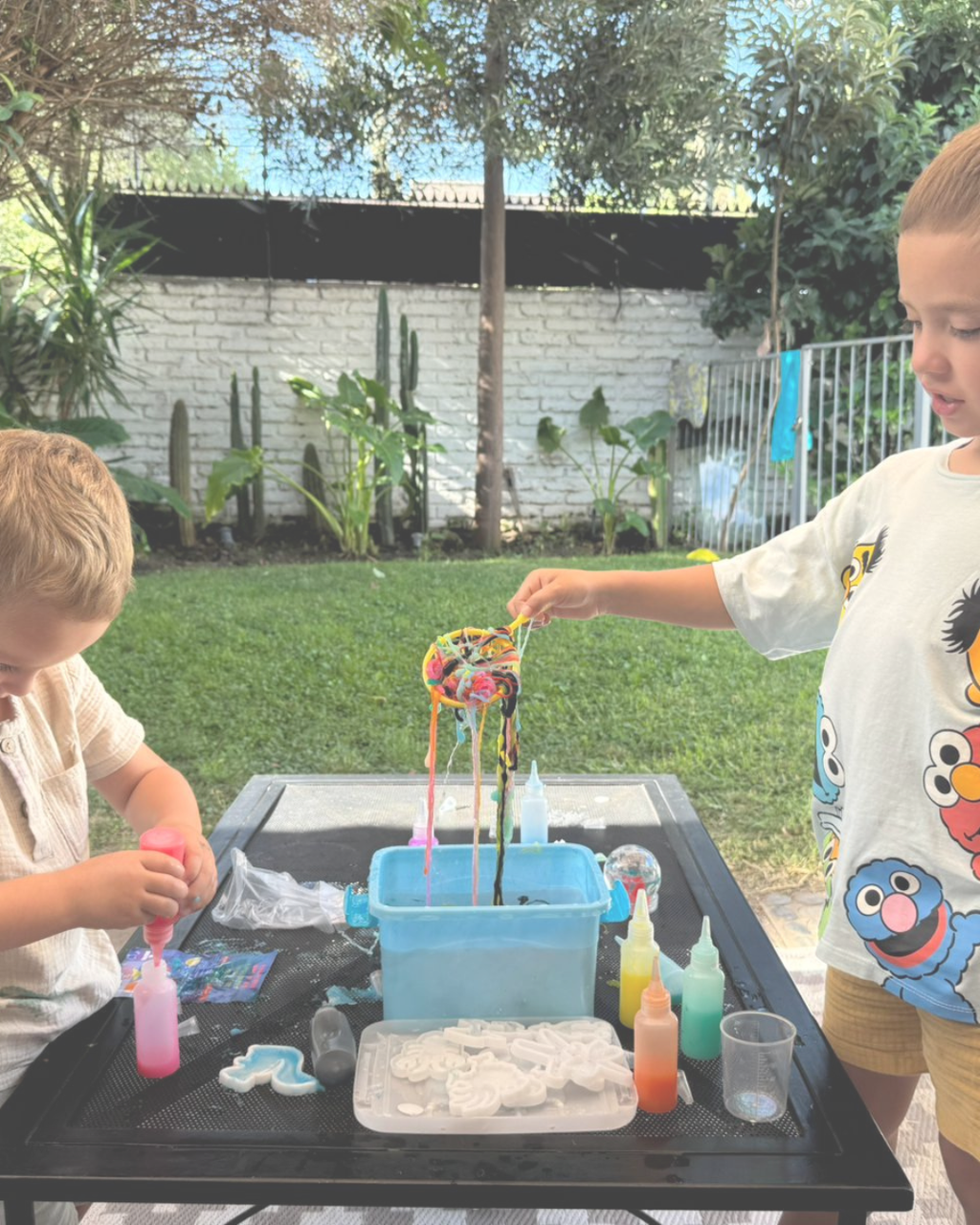Kit Mágico Agua Moldes Pintura Niños