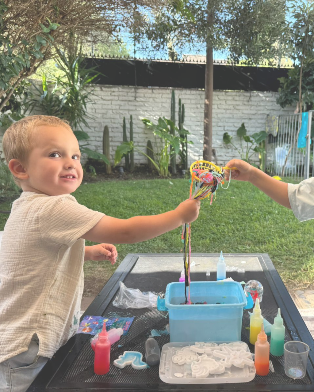 Kit Mágico Agua Moldes Pintura Niños