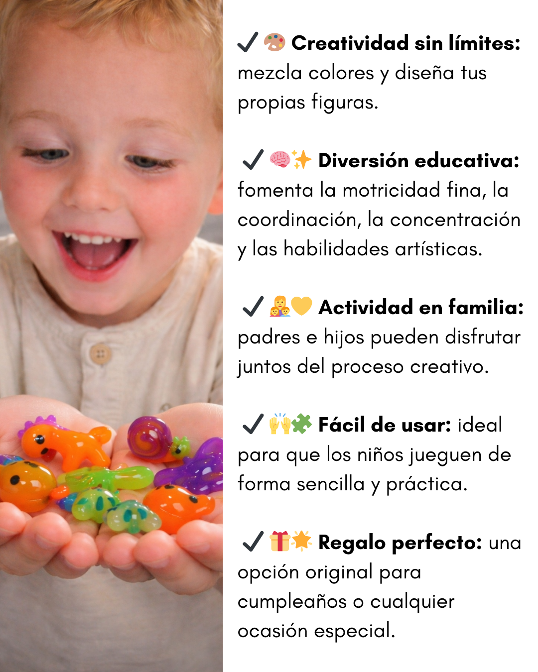 Kit Mágico Agua Moldes Pintura Niños