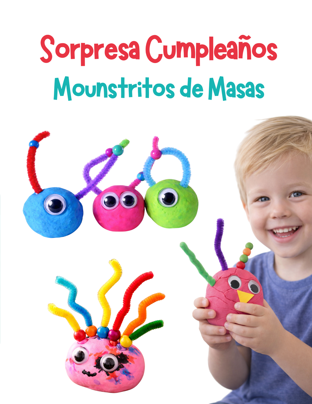 Sorpresas de Cumpleaños Mounstritos de Masas