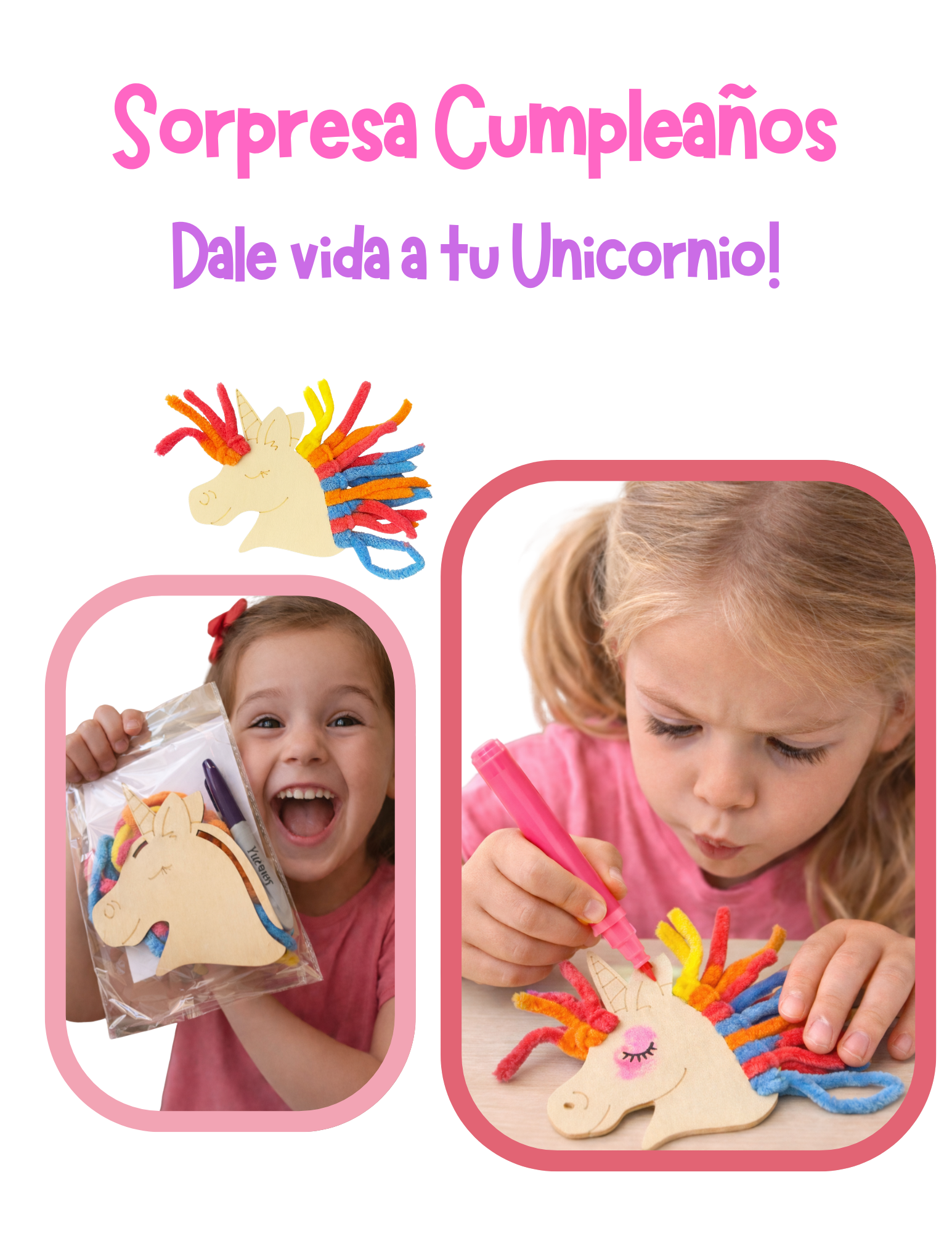 Sorpresas de Cumpleaños Dale Vida a tu Unicornio