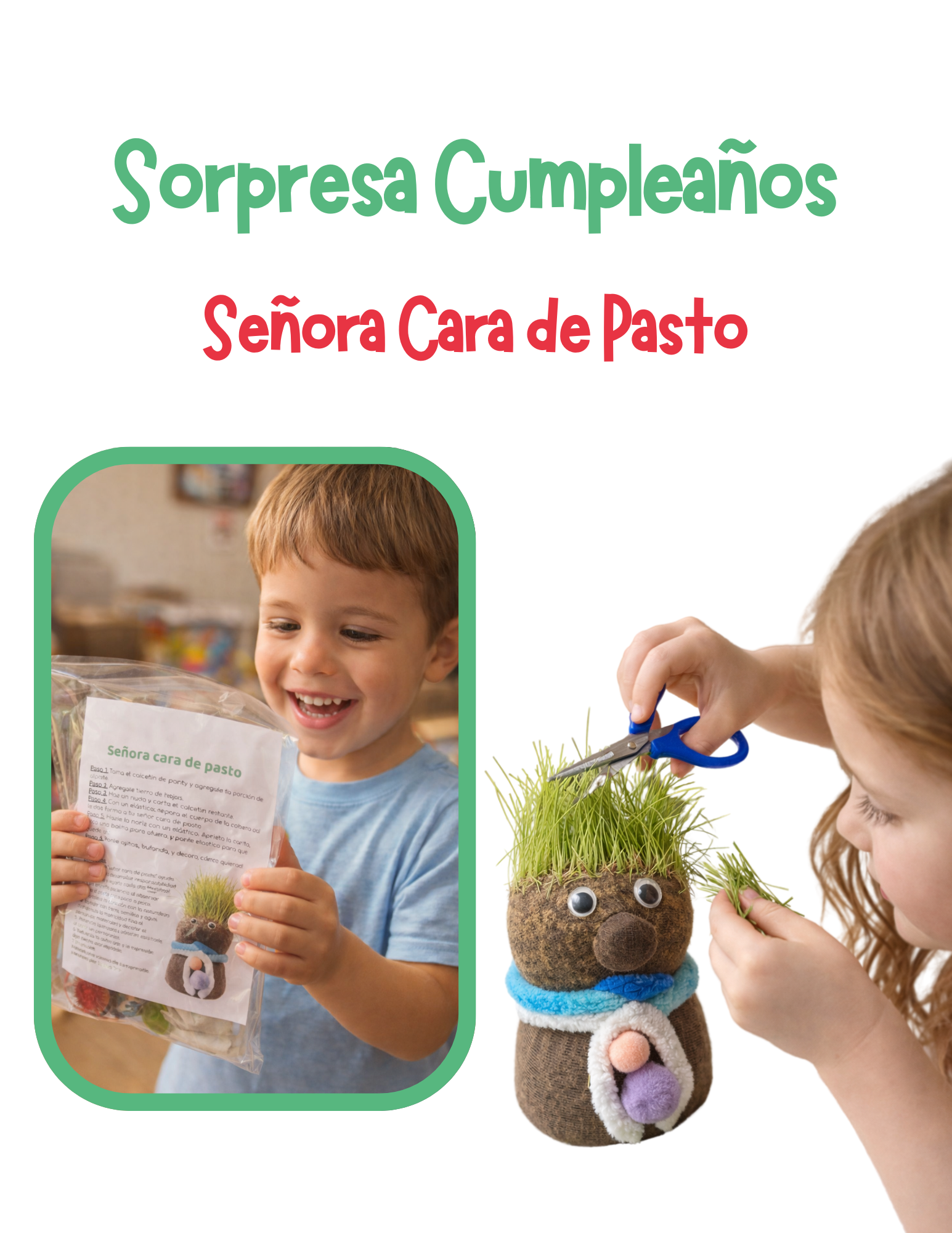Sorpresas de Cumpleaños Señora Cara de Pasto