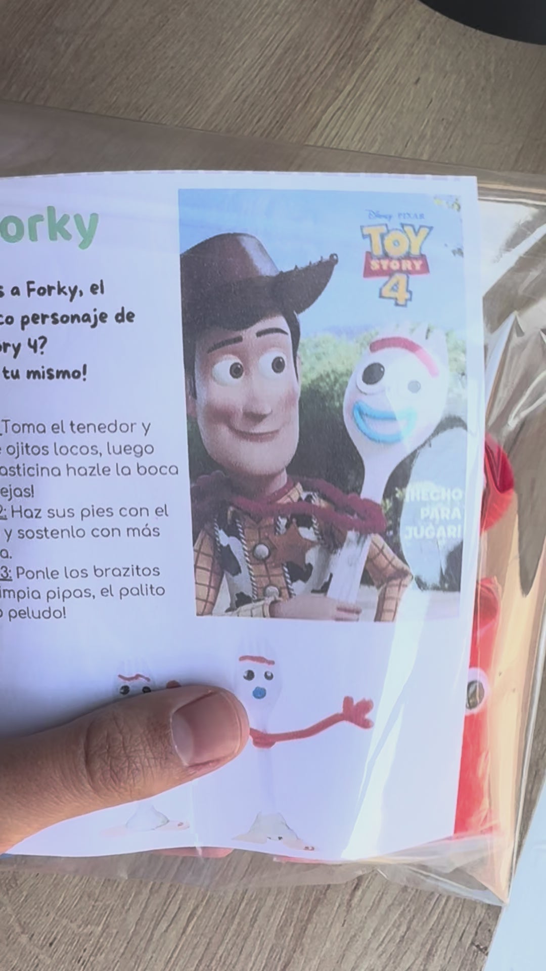 Sorpresas de Cumpleaños "Crea tu Forky de Toy Story 4!"